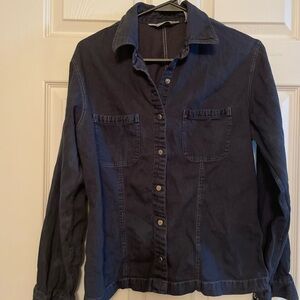 LL Bean  Chambray Blue Denim Womens Size 8